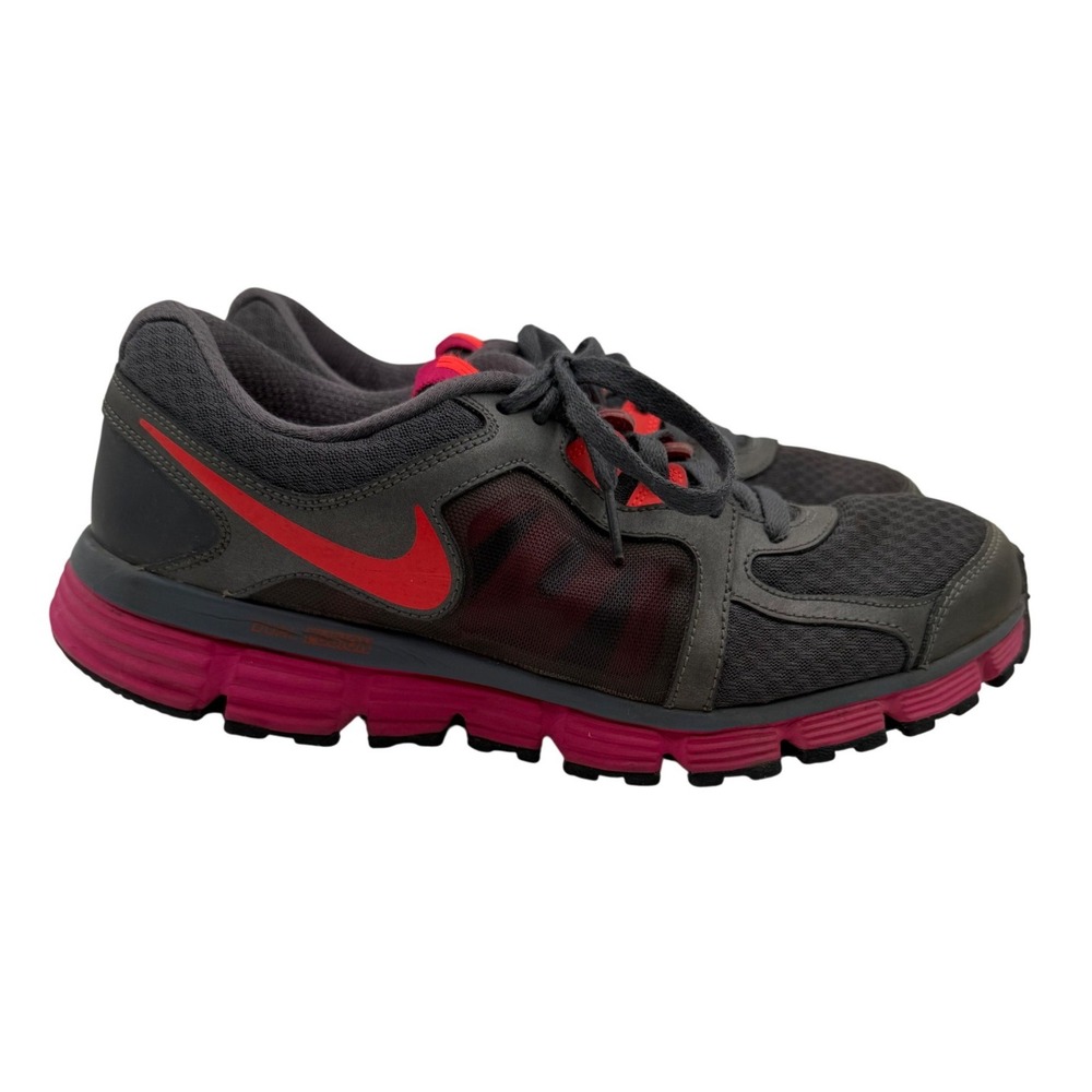 Nike Dual Fusion ST 2 Running Shoes Women's 11 Gray Pink 454240-066